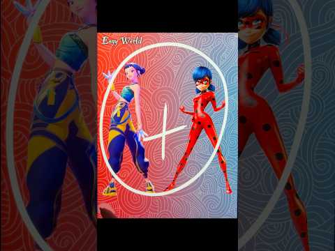 Zoey K-Pop Demon Hunters + Ladybug Miraculous mixing characters #kpopdemonhunters #ai #shortsart