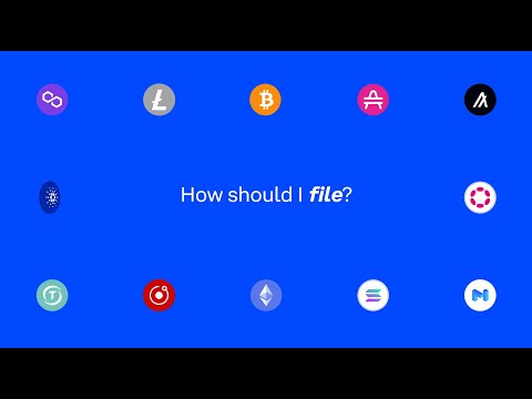 Crypto taxes: Ways to file