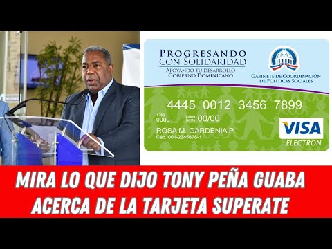 MIRA LO QUE DIJO TONY PEÑA GUABA ACERCA DE LA TAJERTA SUPERATE