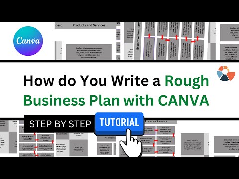 How do You Write a Rough Business Plan with CANVA