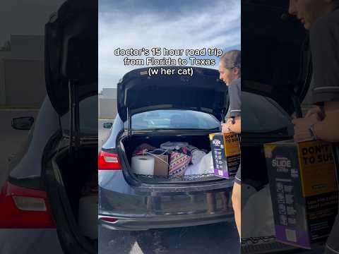 Doctor’s 15 Hour Road Trip To Texas (w her cat)
