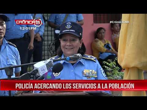 Inauguran centro de servicios de atención policial en Nagarote - Nicaragua