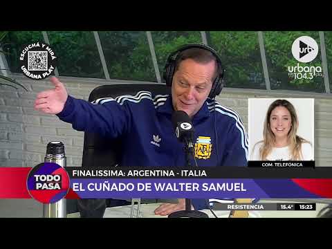 Sofi Martínez desde Wembley en la previa de la FInalissima Argentina-Italia en #TodoPasa