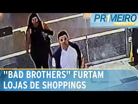 Irmãos do crime: dupla é procurada por furtar lojas de shoppings | Primeiro Impacto (01/03/24)