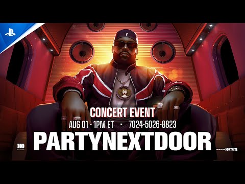 PARTYNEXTDOOR x Fortnite Concert | PlayStation