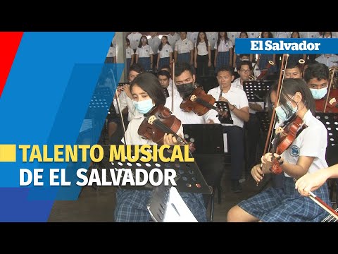 Así funciona la única orquesta sinfónica y coro de estudiantes salvadoreños