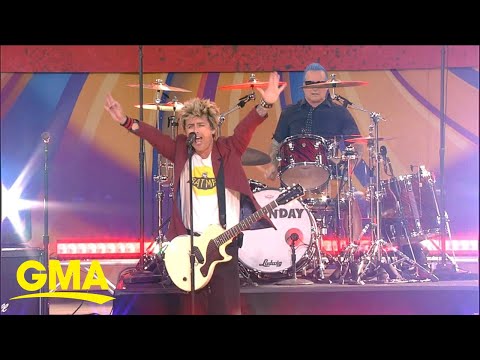 Green Day performs 'Holiday' on 'GMA'