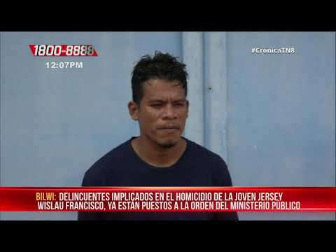 Capturan a los autores del asesinato de la joven Jersey Wislau en Bilwi - Nicaragua
