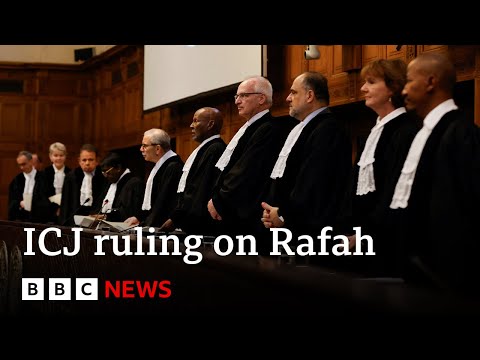 UN's top court orders Israel to halt military operations in Rafah | BBC News