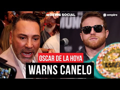 Oscar de la hoya warns canelo! Hints at legal action over ‘stealing’ comment