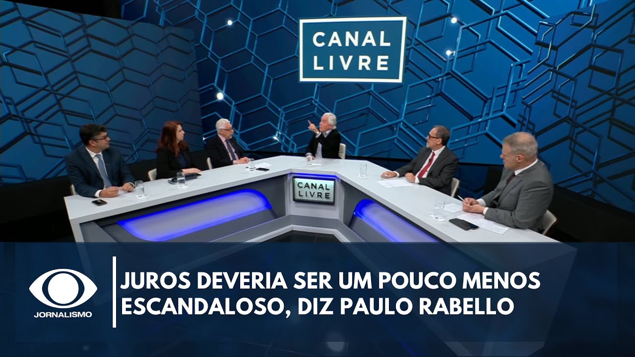 Juros deveria ser um pouco menos escandaloso, diz Paulo Rabello de Castro | Canal Livre