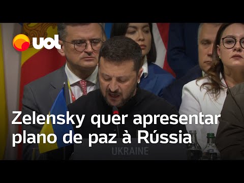 Zelensky quer apresentar à Rússia plano de paz acordado com aliados da Ucrânia