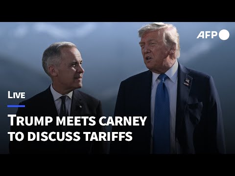 🔴 LIVE: US President Donald Trump meets Canadian Prime Minister Mark Carney to discuss tariffs | AFP