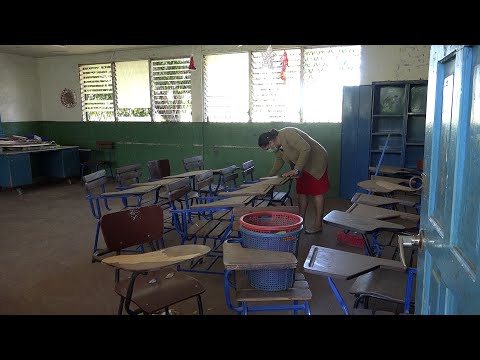 Realizan jornada de limpieza en todos los colegios públicos de Nicaragua