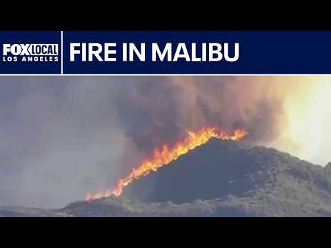 Bryson Fire <strong>breaks</strong> out in Malibu