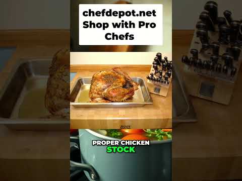 Effortless Chicken Stock & Gravy Recipe! #shorts #fyp