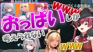 思春期Youtube君にまたしてもセンシティブBANをくらうノエル団長【白銀ノエル/宝鐘マリン/不知火フレア/ホロライブ 切り抜き】
