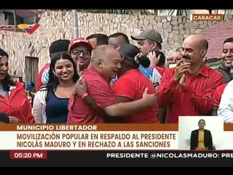 Diosdado Cabello y otros dirigentes del PSUV en Coche (Caracas), 6 de mayo de 2024