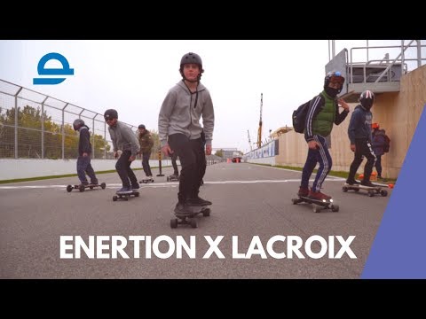 E-skating on a F1 Racetrack in MONTREAL! | Enertion & Lacroix Demo Event