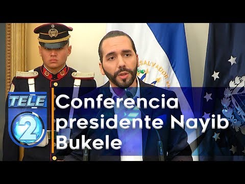 Conferencia presidente Nayib Bukele