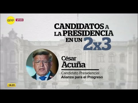 Candidatos a la presidencia en un 2x3: Marco Arana del Frente Amplio