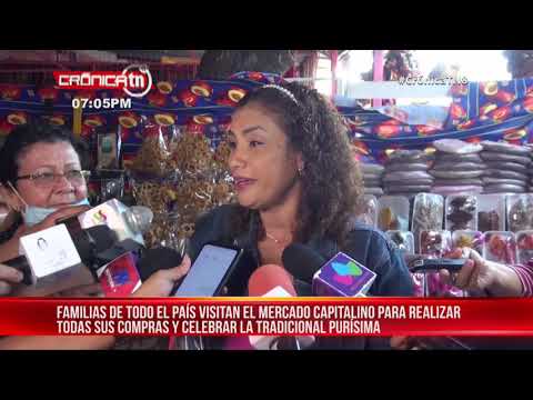 Mercados de Managua abastecidos para las celebraciones de la Purísima – Nicaragua