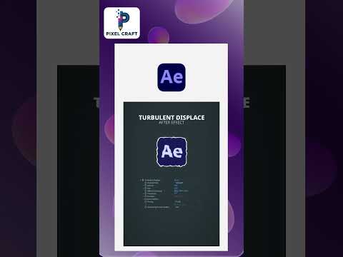 Animate Crazy Distortions with Turbulent Displace in After Effects!#TurbulentDisplace #AETips