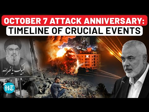 One Year Of Hamas Attack On Israel | Gaza Onslaught, Iran Attacks & More | Timeline Of Key Events