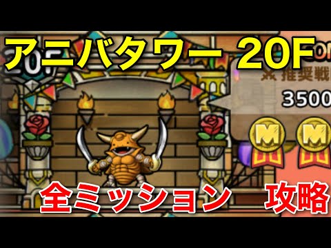 【ドラクエタクト】5周年 アニバーサリータワー20F　攻略
