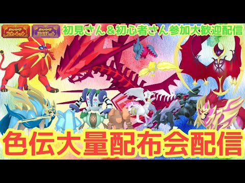 【ポケモンSV】色違いムゲンダイナ配布　色伝説大量配布配信　色ザシアン　色ザマゼンタ　色違いケルディオ・色違いマナフィ大量配布配信　伝説大量無償配布！誰でも参加OK　初見さん大歓迎　 #shorts