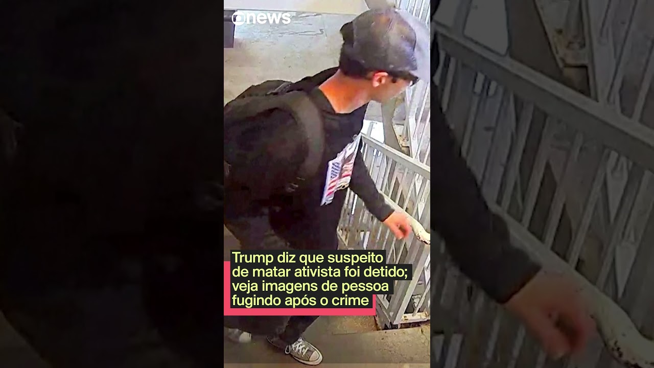 Trump diz que suspeito de matar o ativista Charlie Kirk foi detido
