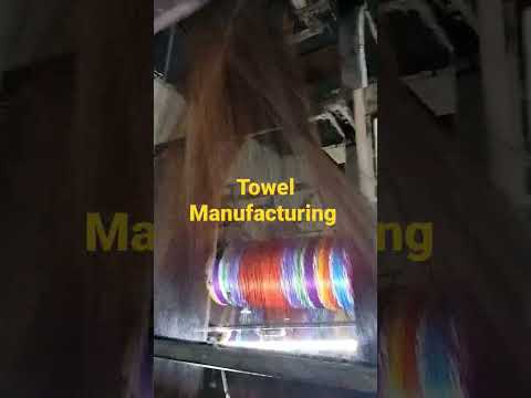 Towel Manufacturing Process #mh13 #handloom #textile #terrytowel #mh13industry #towel