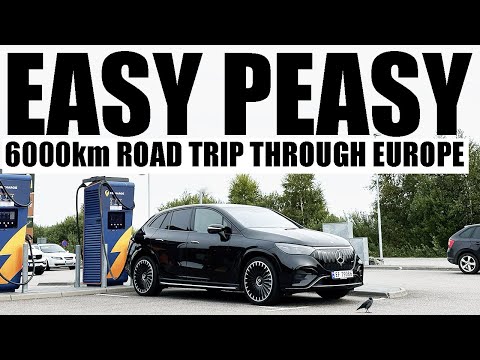 Driving The Mercedes EQE SUV 43AMG From Norway To SOUTHERN EUROPE | DAY 1 | Oslo-Lüneburg (1200km)