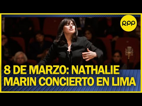 Directora de orquesta francesa Nathalie Marin dará concierto en el teatro nacional el 08 de marzo.