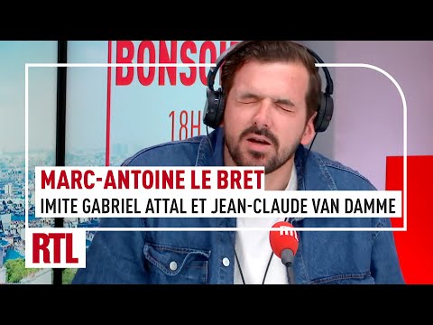 Les imitations de Marc-Antoine Le Bret dans RTL Bonsoir !