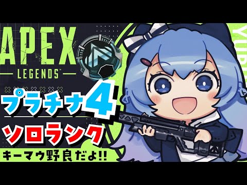 【APEX/プラチナ４】水曜日だぞ！初見さんもおはよう🌞キーマウソロランク！【ゆるりめぐ/Vtuber】