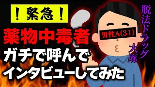 【激ヤバ】ドラッグ中毒者呼んでインタビューしたら大変なことに！？【彼女なぉた】