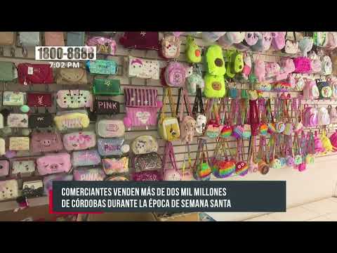 Comerciantes de Nicaragua reportan excelentes ventas de Semana Santa