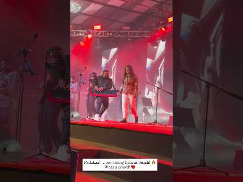 Padakaali Live at Calicut Beach 🔥 | Amrutham Gamay Vibes