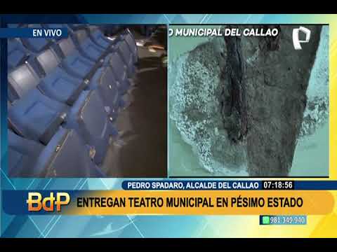 Teatro del Callao se cae a pedazos y autoridades buscan rescatarlo