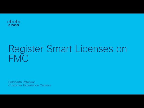 Register Smart Licenses on FMC