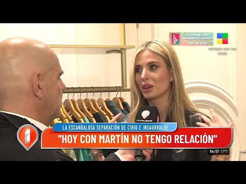 Jésica Cirio: Hoy no tengo relación con Martín Insaurralde