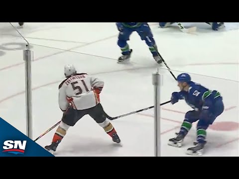 Ducks Olen Zellweger Snipes Short Side For First Career Goal