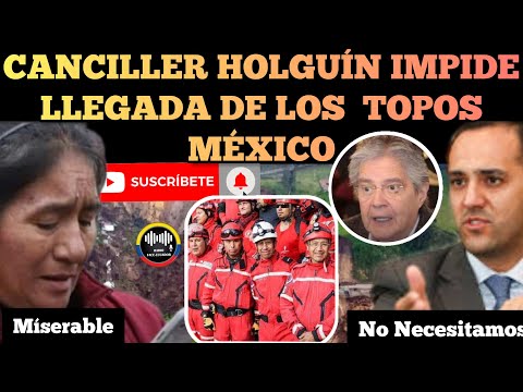 CANCILLER HOLGUÍN IMPIDE LLEGADA DE TOPOS DE MÉXICO ALAUSÍ POR TEMA DIPLOMATICO NOTICIAS RFE TV