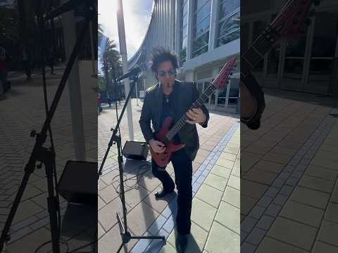 Shredding guitar in public!