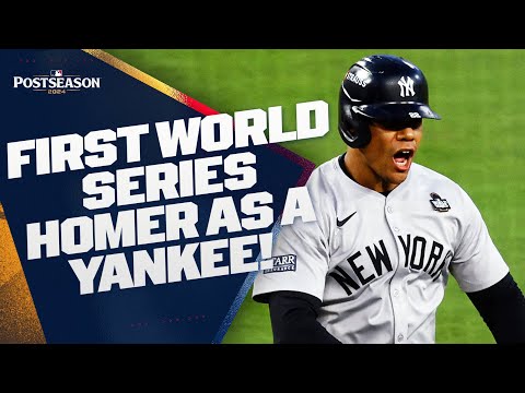 Juan Sotos first WORLD SERIES HOMER as a Yankee! (4th career World Series homer!)