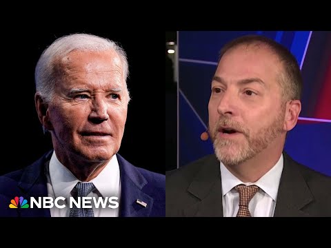 Chuck Todd: ‘It’s impossible for Biden to stay in’