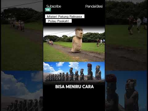 Misteri Patung Raksasa Pulau Paskah! #shortvideo #shorts #faktaunik