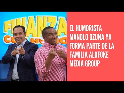 El humorista Manolo Ozuna ya forma parte de la familia Alofoke Media Group