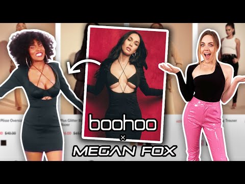Video: Trying the BOOHOO x MEGAN FOX Collab Collection *honest review*